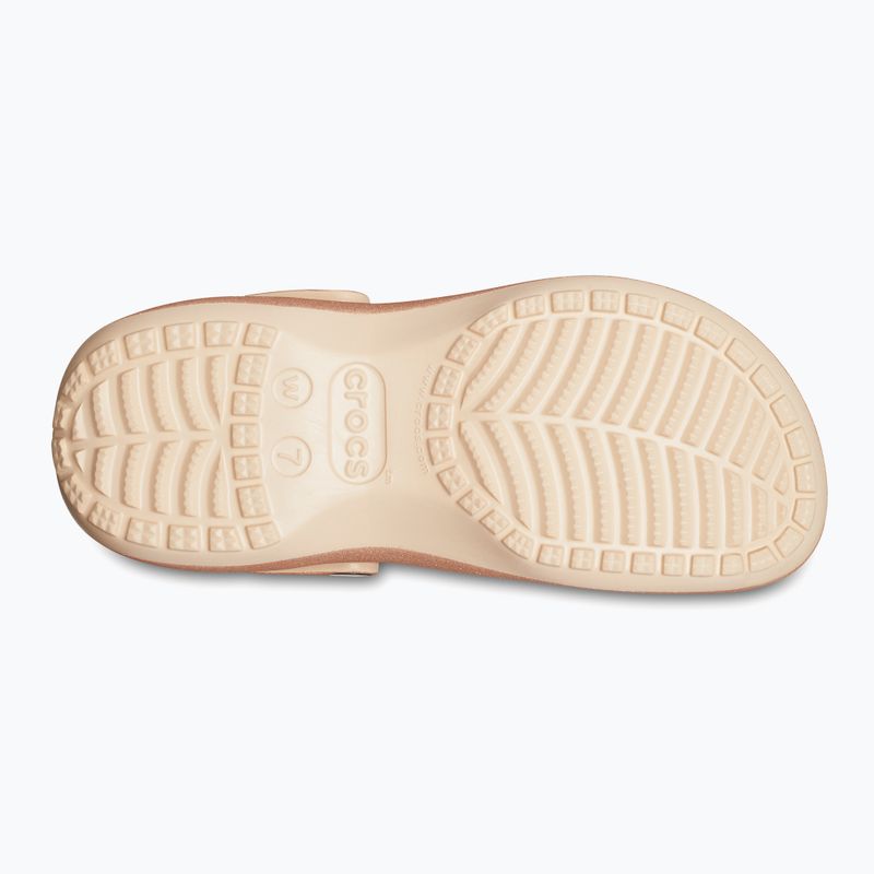 Moteriškos šlepetės Crocs Classic Platform Glitter shitake 13