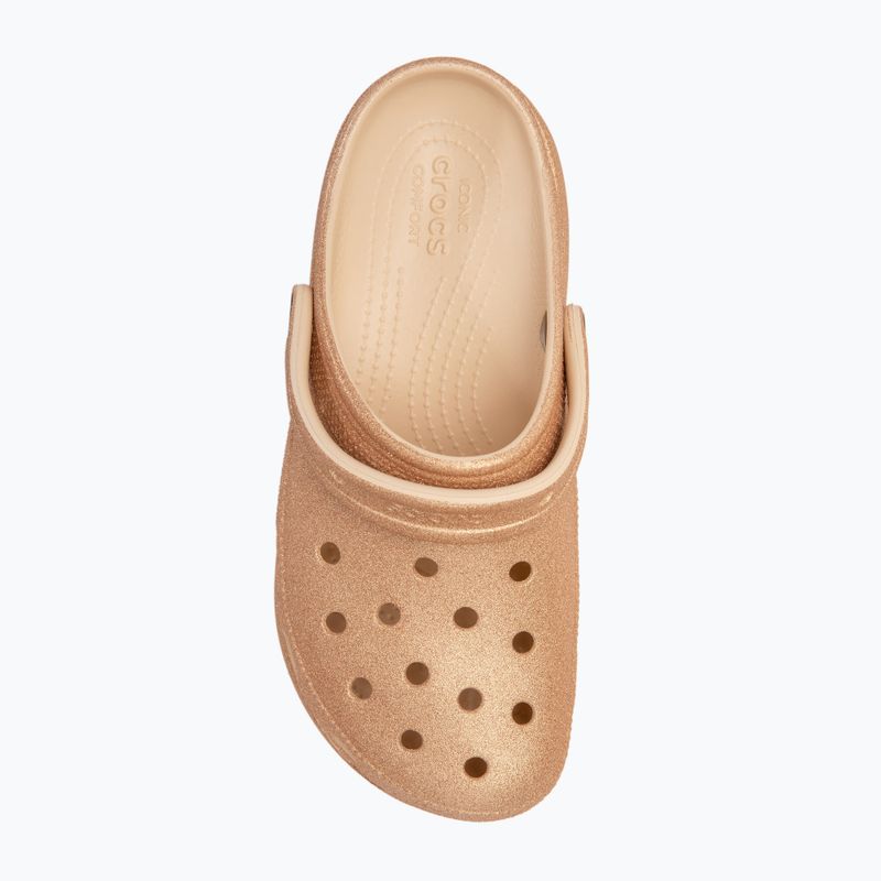 Moteriškos šlepetės Crocs Classic Platform Glitter shitake 6