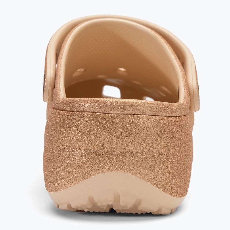 Moteriškos šlepetės Crocs Classic Platform Glitter shitake 7