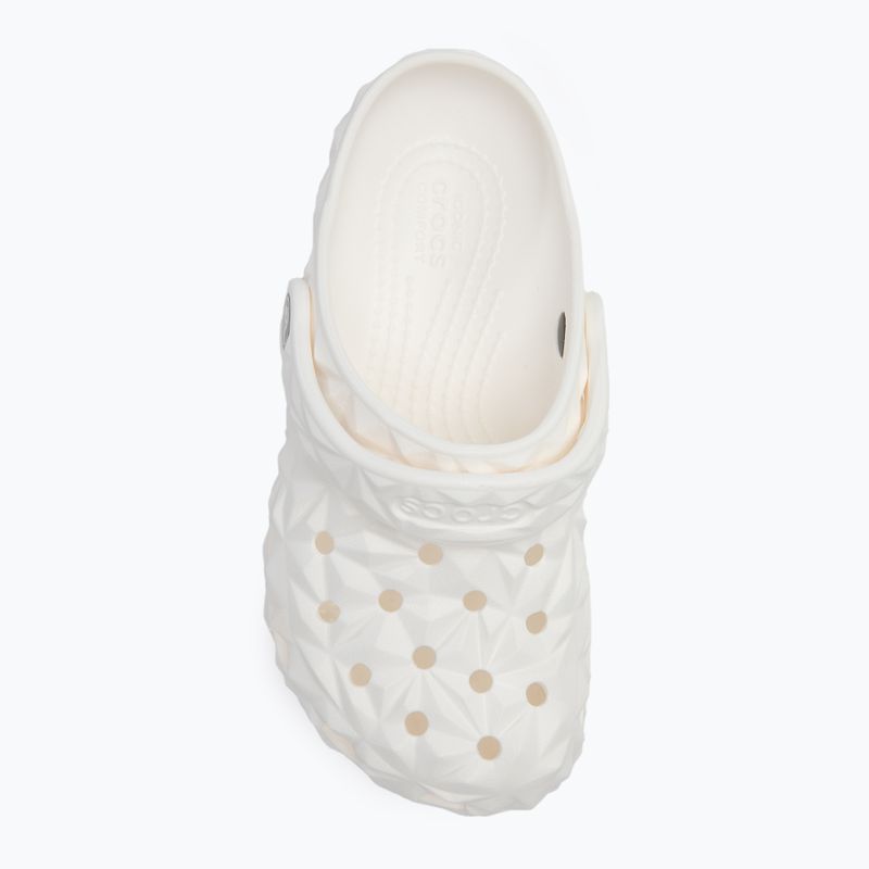 Vaikiškos šlepetės Crocs Classic Geometric Clog Kids white 6
