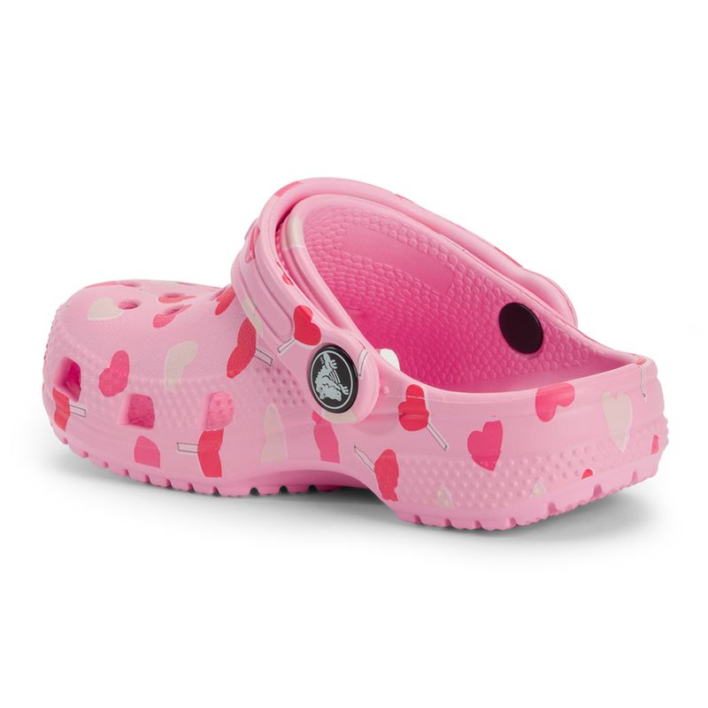 Vaikiškos šlepetės Crocs VDay Clog Toddler flamingo 4