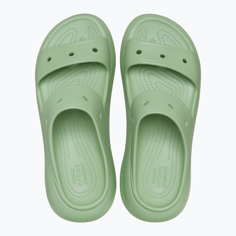 Moteriškos šlepetės Crocs Classic Crush Sandal fair green 11