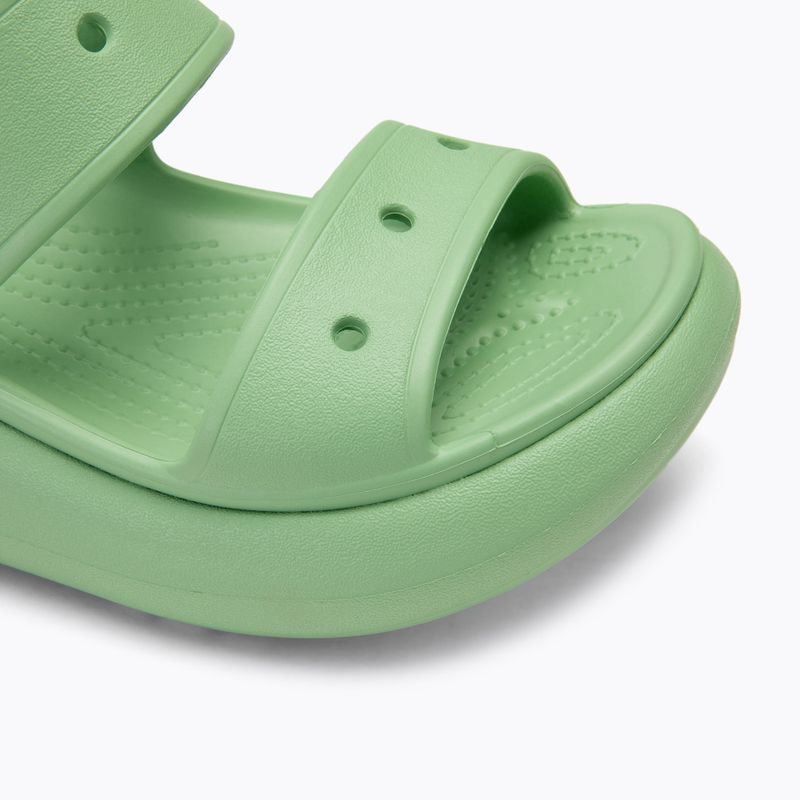 Moteriškos šlepetės Crocs Classic Crush Sandal fair green 7