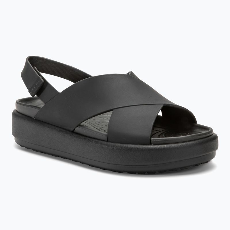 Moteriški sandalai Crocs Brooklyn Luxe Cross Strap black