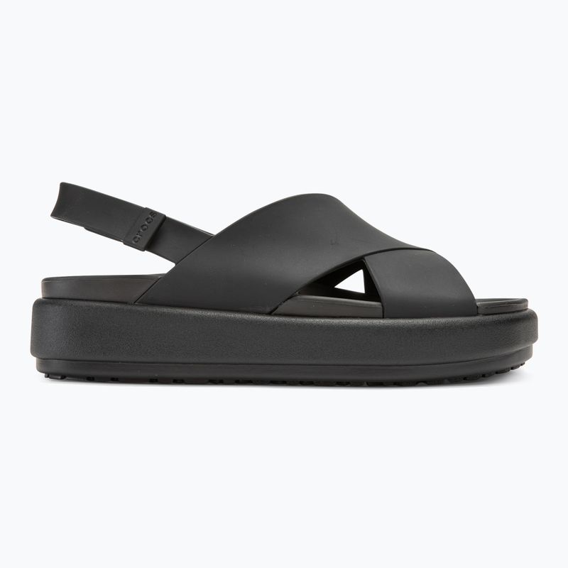 Moteriški sandalai Crocs Brooklyn Luxe Cross Strap black 2