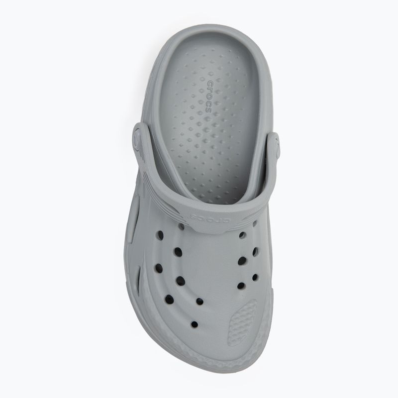 Vaikiškos šlepetės Crocs Off Grid Clog Kids light grey 6