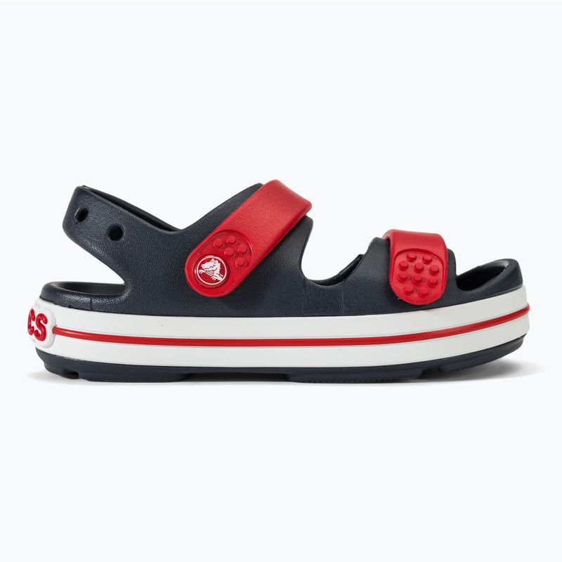 "Crocs Crocband Cruiser Kids" sandalai tamsiai raudoni/raudoni 2