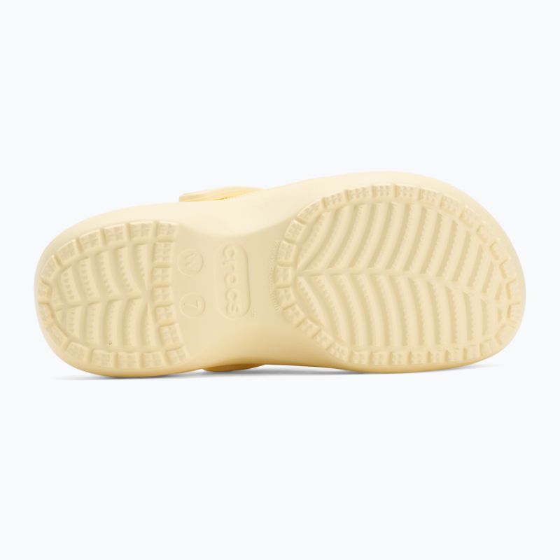 Moteriškos šlepetės Crocs Classic Platform Clog buttercream 5