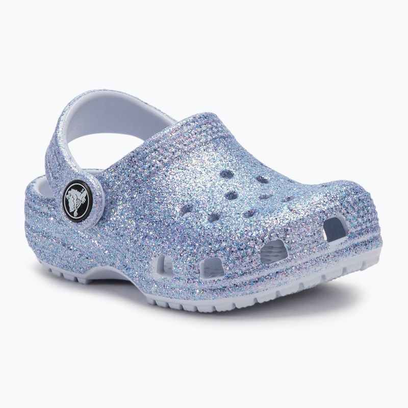 Vaikiškos šlepetės Crocs Classic Glitter Clog Toddler frosted glitter 2