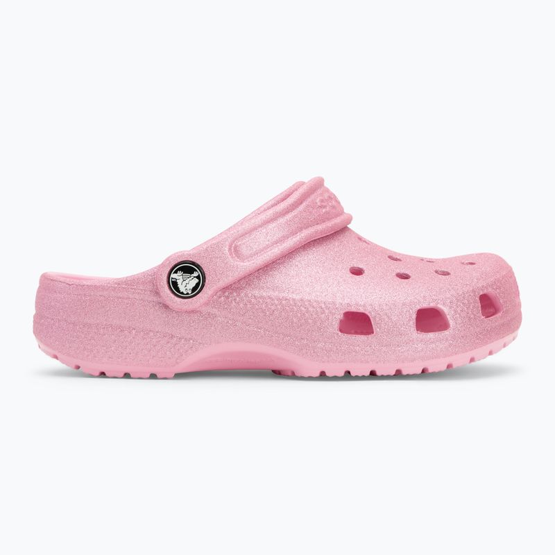 Vaikiškos šlepetės Crocs Classic Glitter Clog Kids pink tweed glitter 3