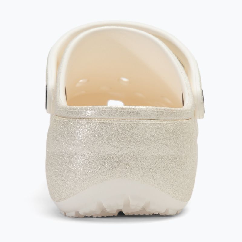 Moteriškos šlepetės Crocs Classic Platform Glitter chalk 7