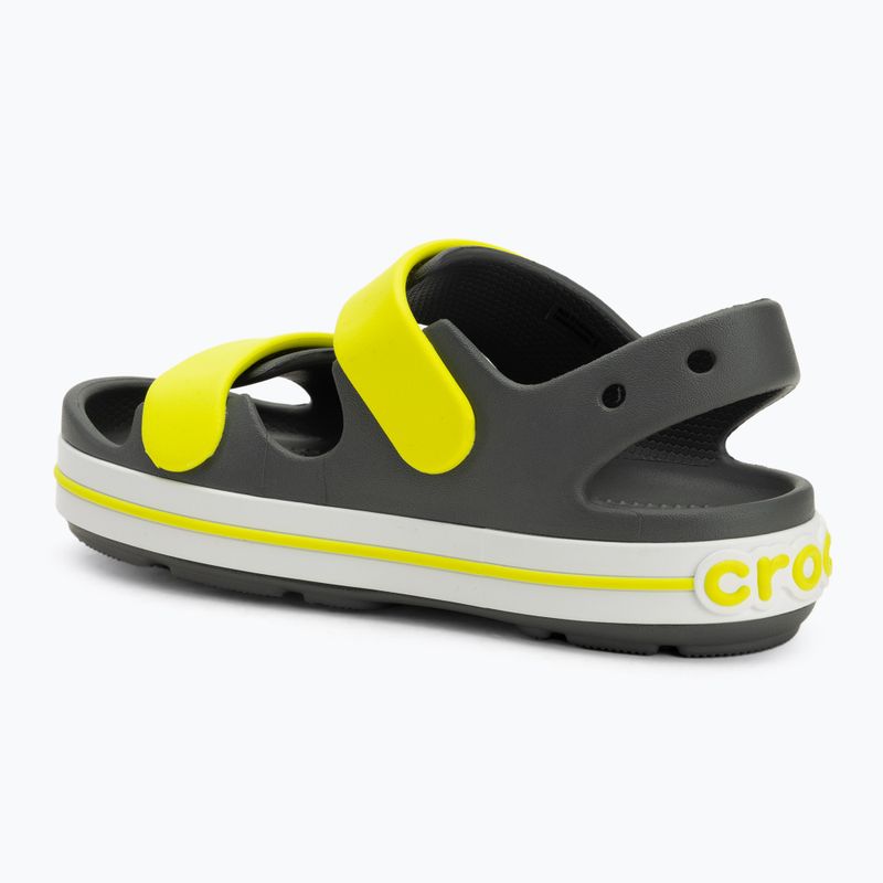 Vaikiški sandalai  Crocs Crocband Cruiser Kids slate grey/acidity 3