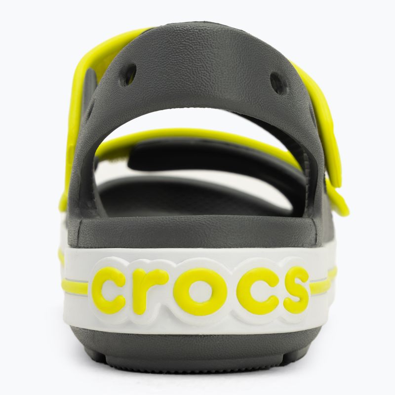 Vaikiški sandalai  Crocs Crocband Cruiser Kids slate grey/acidity 6