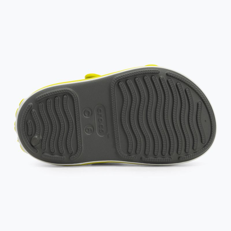 Vaikiški sandalai Crocs Crocband Cruiser Toddler slate grey/acidity 5