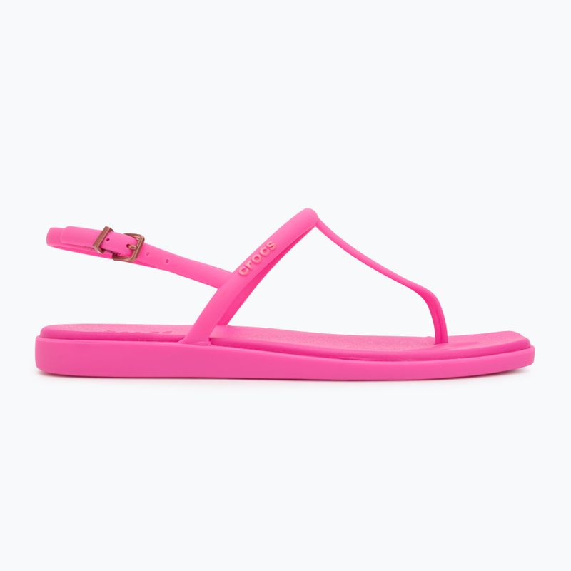 Moteriški sandalai Crocs Miami Thong Flip pink crush 2