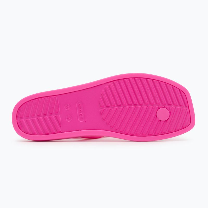 Moteriški sandalai Crocs Miami Thong Flip pink crush 4