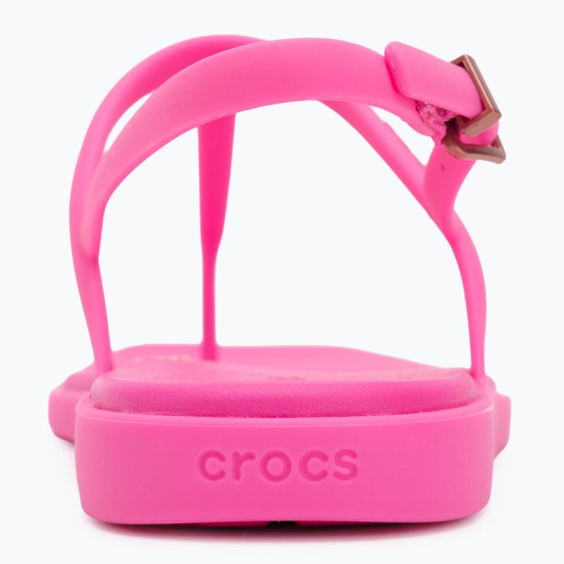 Moteriški sandalai Crocs Miami Thong Flip pink crush 6