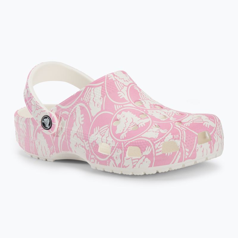 Šlepetės Crocs Classic Duke Print Clog pink tweed 2