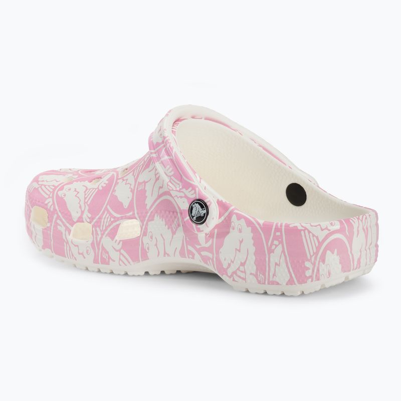 Šlepetės Crocs Classic Duke Print Clog pink tweed 4