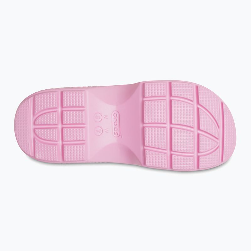Moteriškos šlepetės Crocs Stomp Slide pink tweed 11