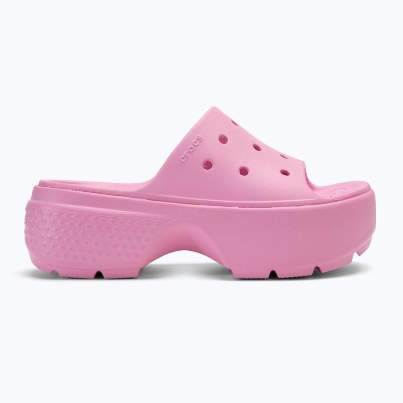 Moteriškos šlepetės Crocs Stomp Slide pink tweed 2