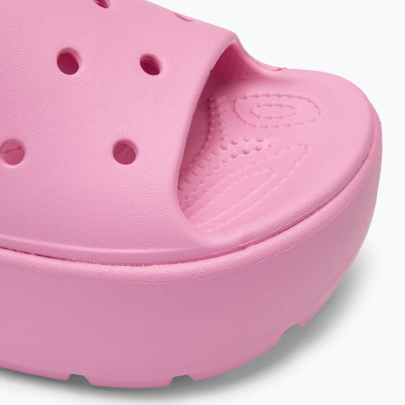 Moteriškos šlepetės Crocs Stomp Slide pink tweed 7
