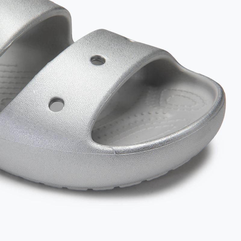 Šlepetės Crocs Classic Metallic Sandal V2 silver 7