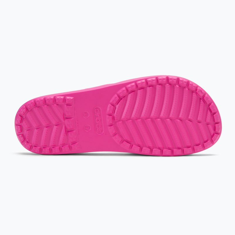 Moteriškos šlepetės Crocs Kadee Slide electric pink 4