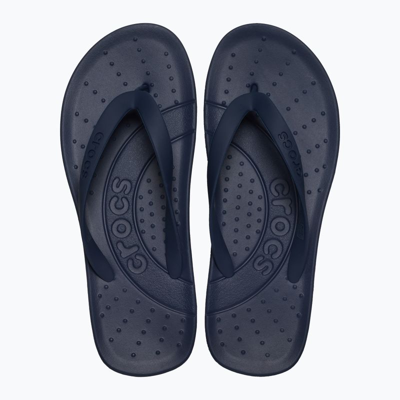 Šlepetės per pirštą Crocs Flip navy 2