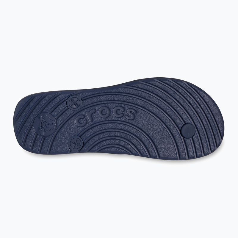 Šlepetės per pirštą Crocs Flip navy 3