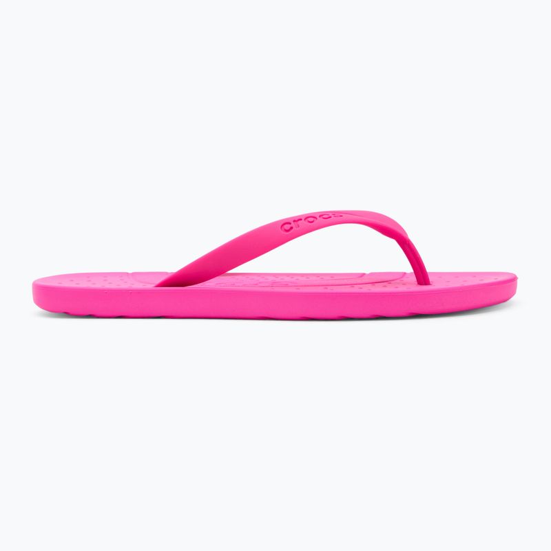 Šlepetės per pirštą Crocs Flip pink crush 2