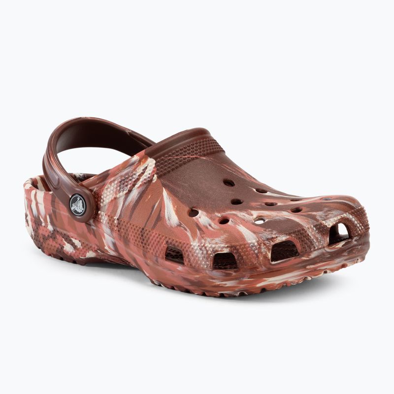 Šlepetės Crocs Classic Marbled Clog dark clay/multi 2