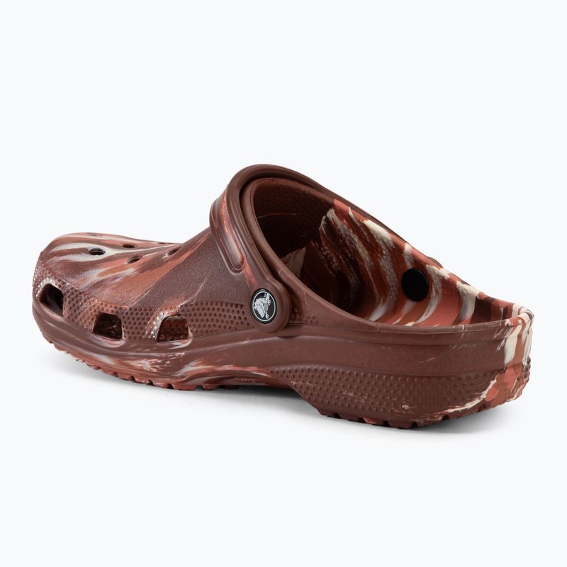 Šlepetės Crocs Classic Marbled Clog dark clay/multi 4