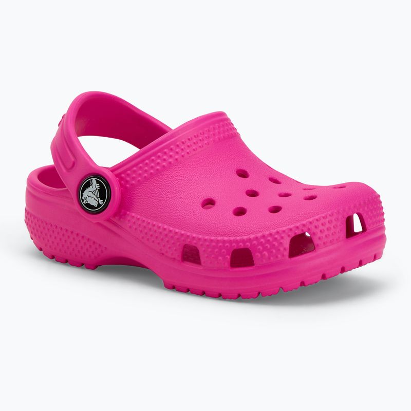 Vaikiškos šlepetės Crocs Classic Clog Toddler pink crush 2