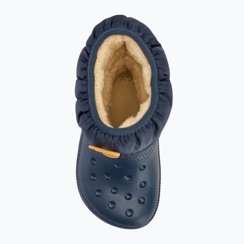 Vaikiški sniego batai Crocs Classic Neo Puff Boot Toddler navy/gum 5