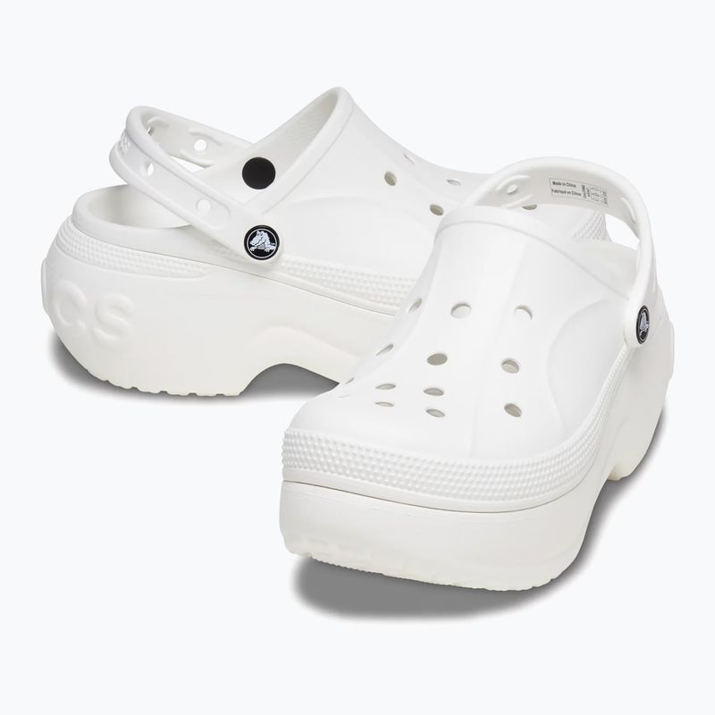Moteriškos šlepetės Crocs Bella white 6