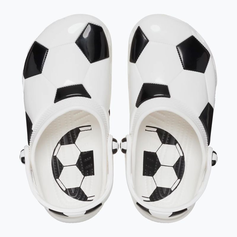 Vaikiškos šlepetės Crocs Classic Basketball Clog Kids white/black 4
