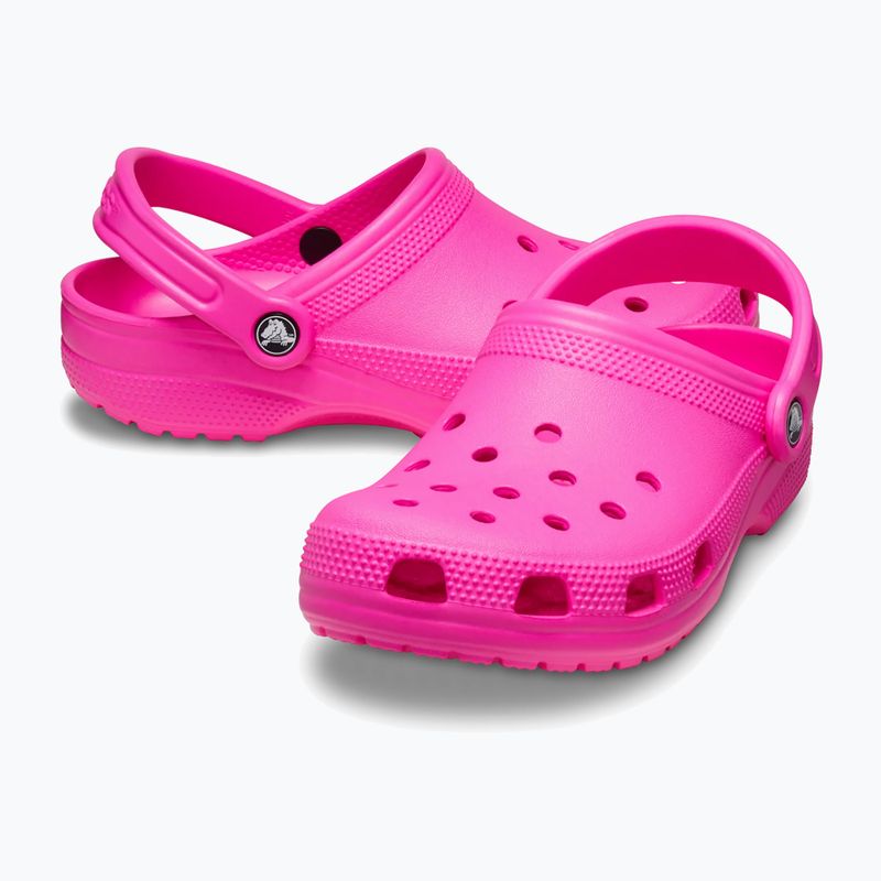 "Crocs Classic" rausvos spalvos šlepetės 6