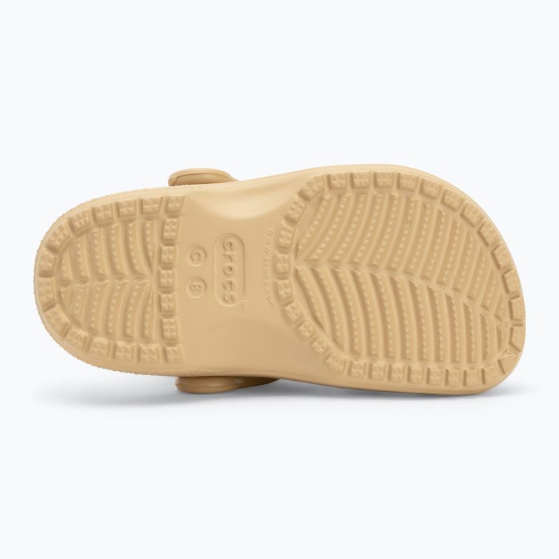 Vaikiškos šlepetės Crocs Classic Clog Toddler wheat 5