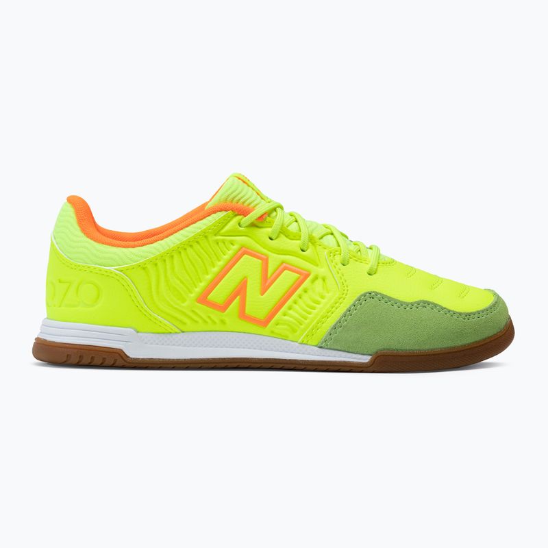 Vaikiški futbolo bateliai New Balance Audazo V5+ Command IN yellow JSA2IY55.M.045 2