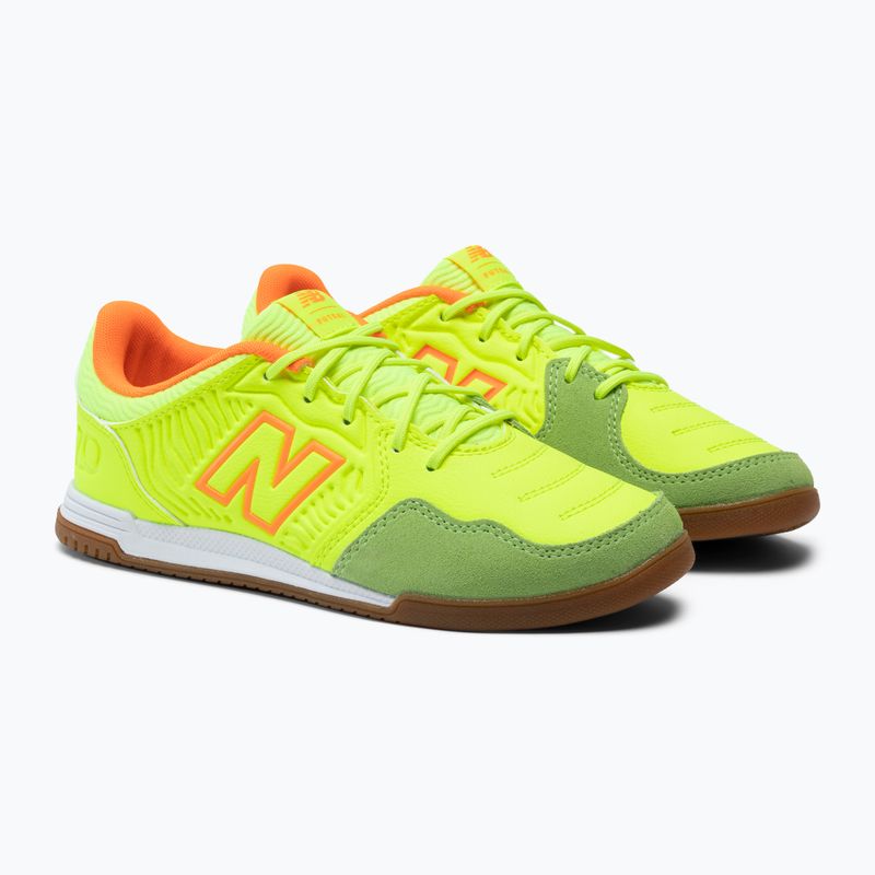 Vaikiški futbolo bateliai New Balance Audazo V5+ Command IN yellow JSA2IY55.M.045 4