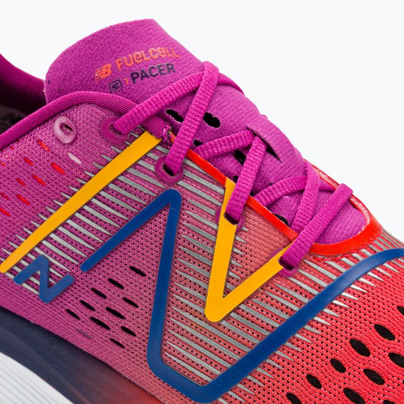 New Balance FuelCell SuperComp Pacer bordo spalvos vyriški bėgimo bateliai 8