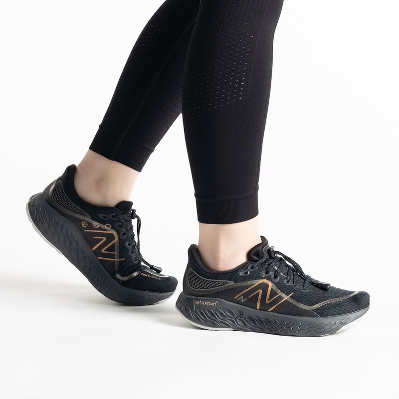 New Balance Fresh Foam 1080 V12 Permafros moteriški bėgimo bateliai juodi W1080V12 2