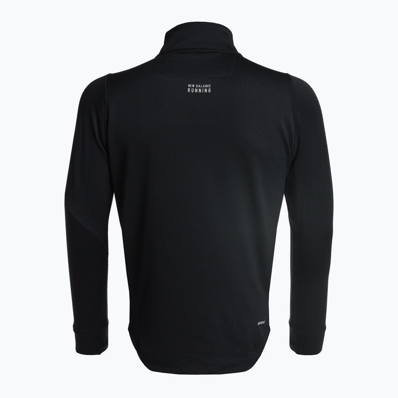 Vyriški treniruočių marškinėliai New Balance Top NB Heat Grid Half Zip black MT23252BK 8