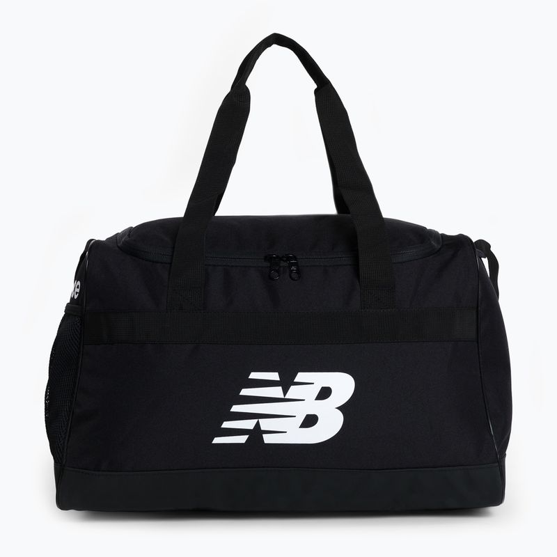 New Balance Team Duffel Bag Sm black and white treniruočių krepšys LAB13508BK