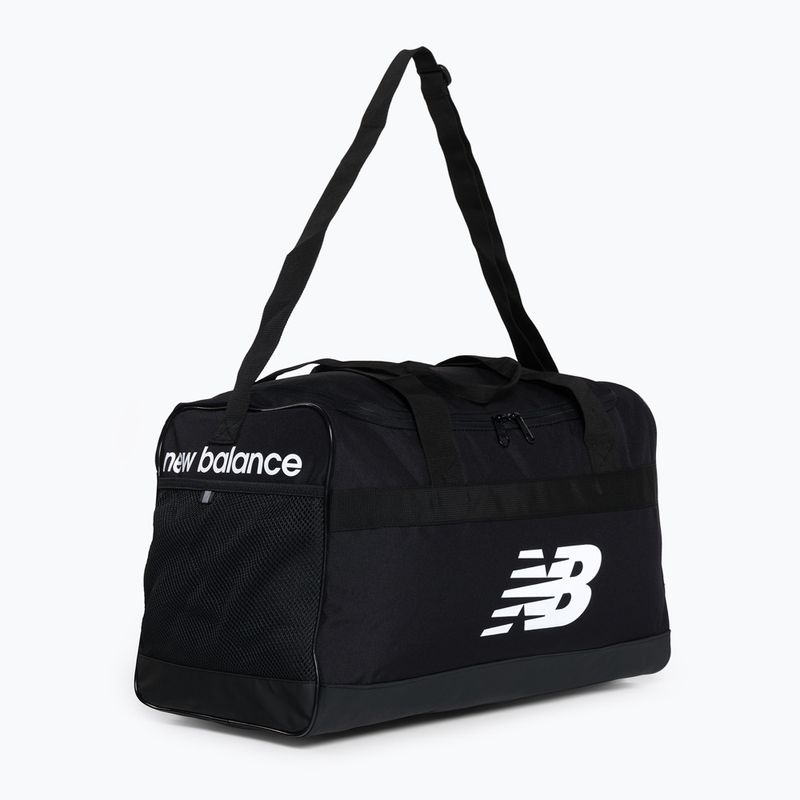 New Balance Team Duffel Bag Sm black and white treniruočių krepšys LAB13508BK 2