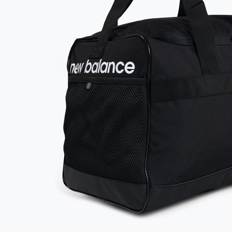 New Balance Team Duffel Bag Sm black and white treniruočių krepšys LAB13508BK 3