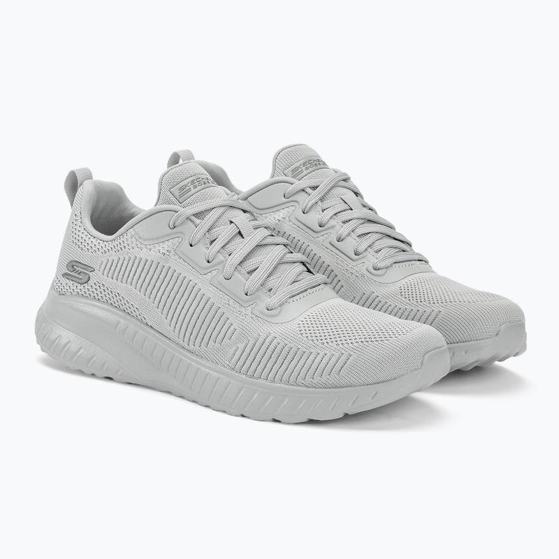 Moteriški batai SKECHERS Bobs Squad Chaos Face Off light gray 4