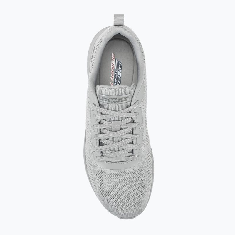 Moteriški batai SKECHERS Bobs Squad Chaos Face Off light gray 6
