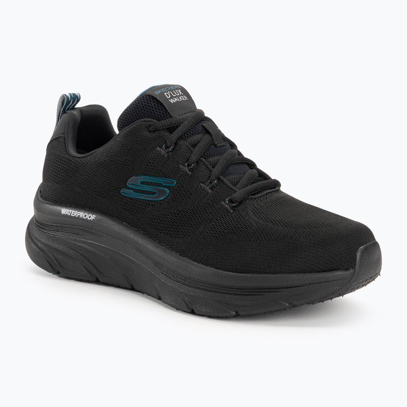 SKECHERS vyriški D'Lux Walker Get Oasis black/teal batai